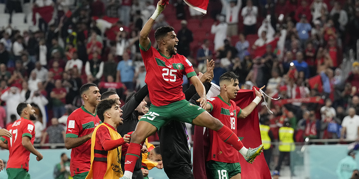 WK Voetbal 2022 Qatar kwart finale Marokko - Portugal