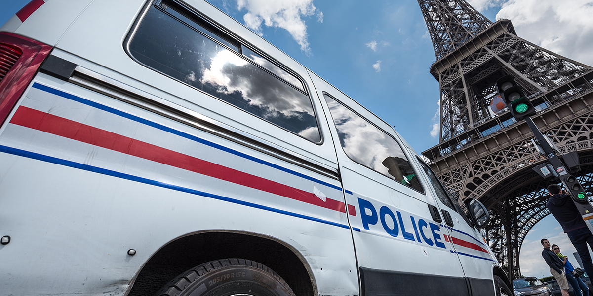 Politie Parijs Frankrijk