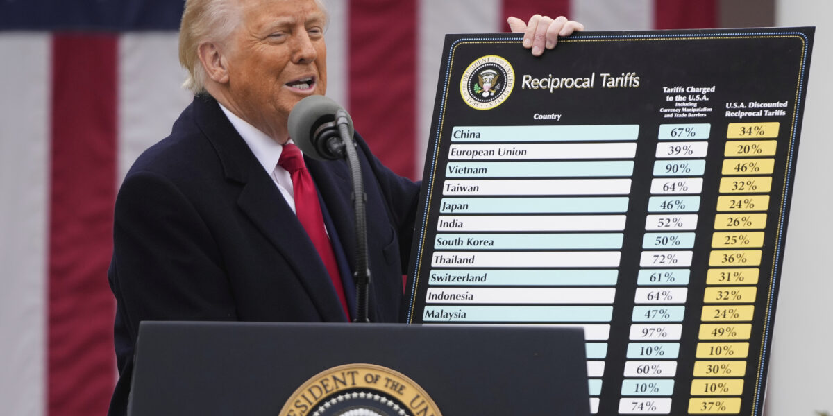Trump gooit handelsbom: torenhoge tarieven zetten wereld op scherp | TPO.NL